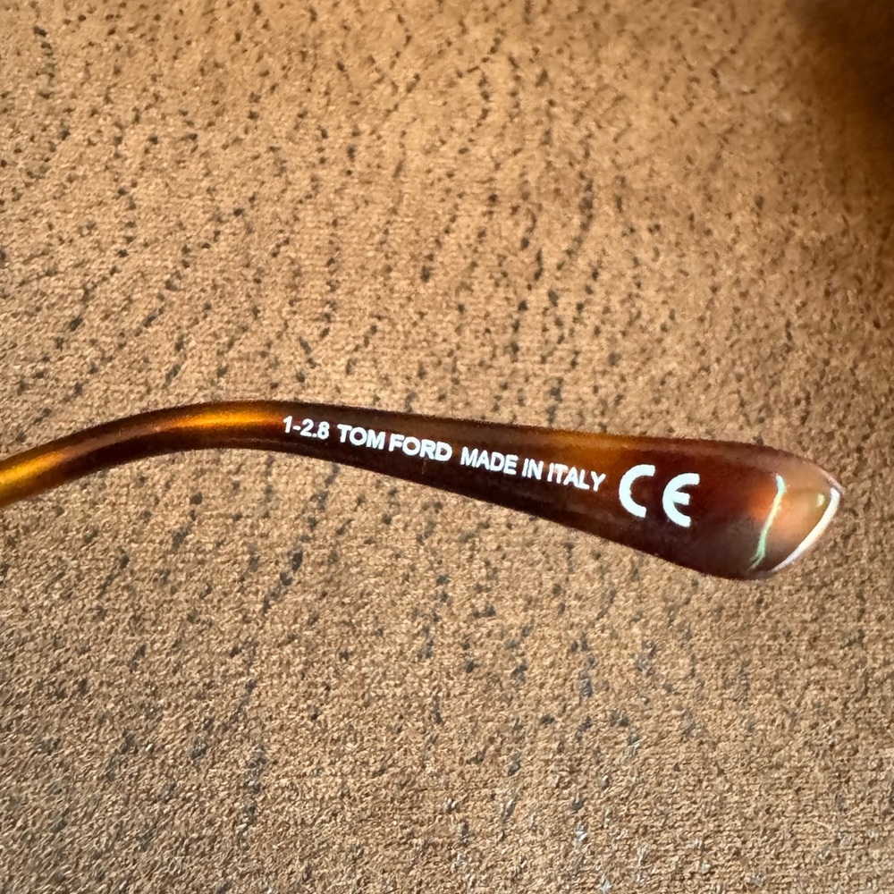 Tom Ford Gold Frame Mirrored Lens Cat-Eye Sunglasses - Picture 6 of 9